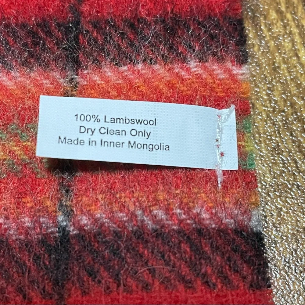 Chicago Blackhawks Extra Long Lambswool Scarf NHL Patrick King Woollen …
